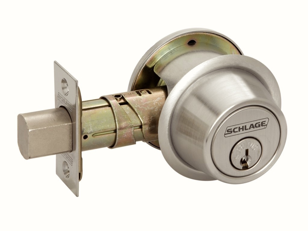 SCHLAGE DOUBLE CYL SAT CHR