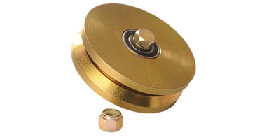 4" V WHEEL WITH BOLT