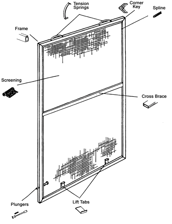 30X60 ALUM SCREEN