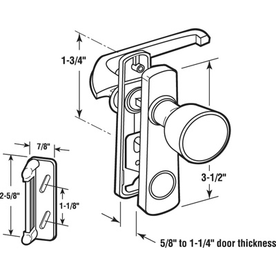 TULIP KNOB LATCH